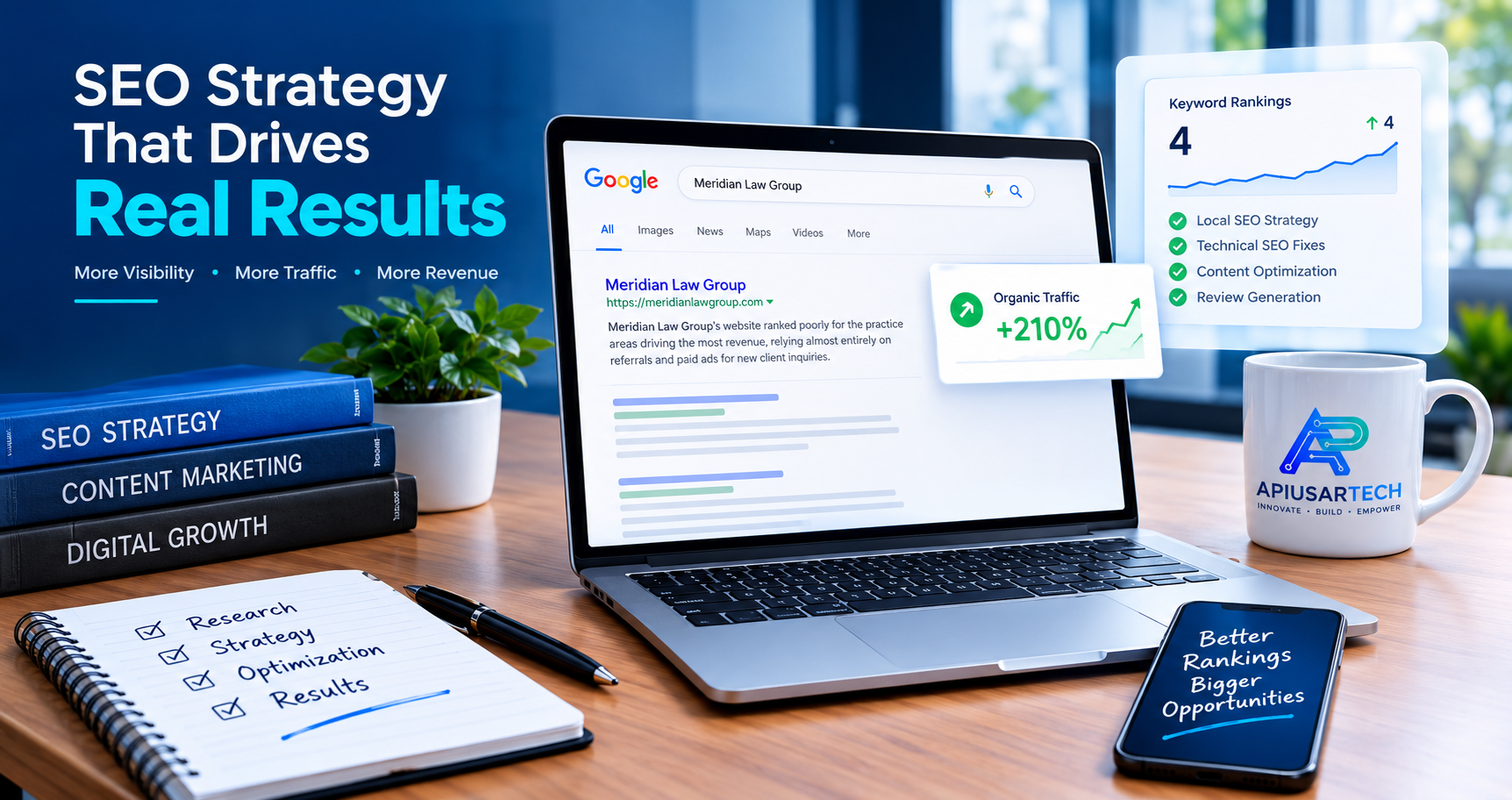Organic Traffic Growth for a Regional Law Firm